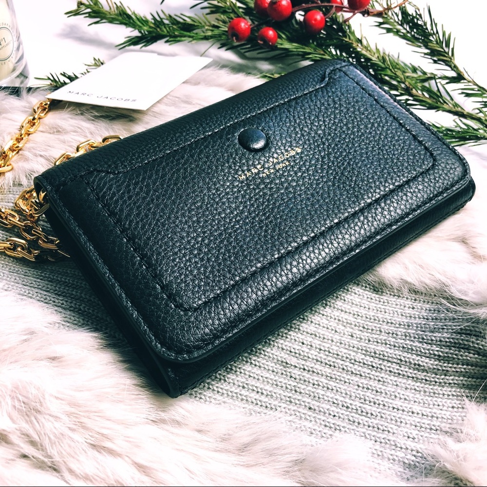 Marc Jacobs Empire City Leather Wallet Crossbody